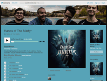Tablet Screenshot of handsofthemartyr.bandcamp.com
