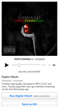 Mobile Screenshot of gangalee.bandcamp.com