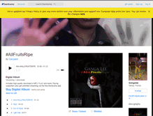 Tablet Screenshot of gangalee.bandcamp.com