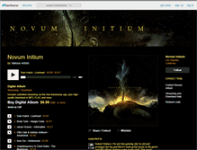 Tablet Screenshot of novuminitium.bandcamp.com