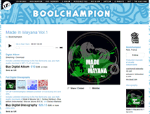 Tablet Screenshot of boolchamp.bandcamp.com