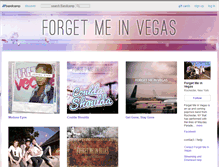 Tablet Screenshot of forgetmeinvegas.bandcamp.com