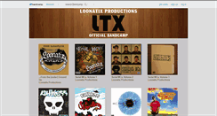 Desktop Screenshot of loonatixproductions.bandcamp.com