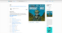 Desktop Screenshot of confederacyofdunces.bandcamp.com