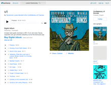 Tablet Screenshot of confederacyofdunces.bandcamp.com