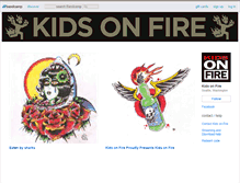 Tablet Screenshot of kidsonfireseattle.bandcamp.com