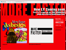 Tablet Screenshot of morefaster.bandcamp.com