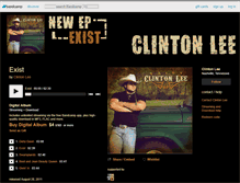 Tablet Screenshot of clintonlee.bandcamp.com