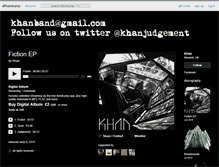 Tablet Screenshot of khanband.bandcamp.com