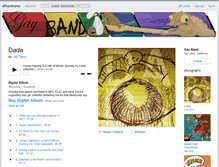 Tablet Screenshot of gayband.bandcamp.com