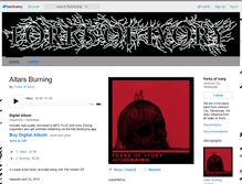 Tablet Screenshot of forksofivory.bandcamp.com