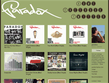 Tablet Screenshot of paradoxhiphop.bandcamp.com