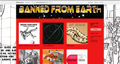 Desktop Screenshot of bannedfromearth.bandcamp.com