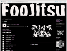 Tablet Screenshot of foojitsu.bandcamp.com