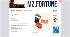 Desktop Screenshot of mzfortunemusic.bandcamp.com