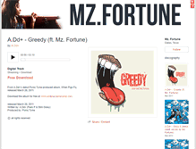 Tablet Screenshot of mzfortunemusic.bandcamp.com