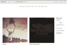 Tablet Screenshot of brotherbearca.bandcamp.com