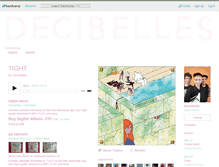 Tablet Screenshot of decibelles.bandcamp.com