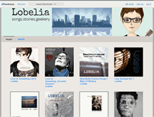 Tablet Screenshot of lobelia.bandcamp.com