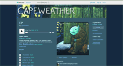 Desktop Screenshot of capeweather.bandcamp.com