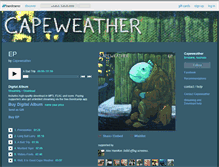 Tablet Screenshot of capeweather.bandcamp.com