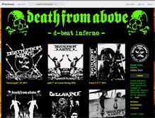 Tablet Screenshot of deathfromabove.bandcamp.com