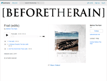 Tablet Screenshot of beforetheraindoom.bandcamp.com