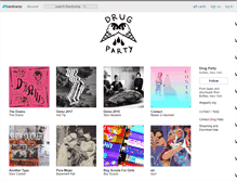 Tablet Screenshot of drugparty.bandcamp.com