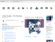 Tablet Screenshot of organicarma.bandcamp.com