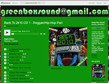 Tablet Screenshot of greenboxsound.bandcamp.com