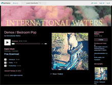 Tablet Screenshot of internationalwaters.bandcamp.com