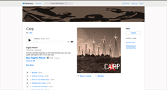 Desktop Screenshot of carp.bandcamp.com
