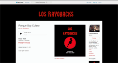 Desktop Screenshot of losrayobacks.bandcamp.com