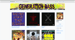 Desktop Screenshot of generationbass.bandcamp.com