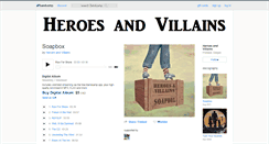 Desktop Screenshot of heroesandvillains.bandcamp.com