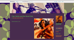 Desktop Screenshot of clayventreandthebondgirls.bandcamp.com