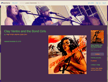 Tablet Screenshot of clayventreandthebondgirls.bandcamp.com