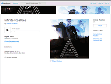 Tablet Screenshot of infiniterealities.bandcamp.com