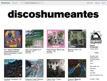 Tablet Screenshot of discoshumeantes.bandcamp.com