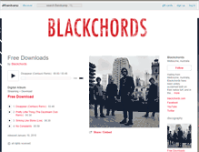 Tablet Screenshot of blackchords.bandcamp.com