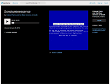 Tablet Screenshot of colonelpanicandthebluescreensofdeath.bandcamp.com