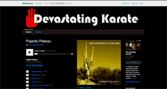 Desktop Screenshot of devastatingkarate.bandcamp.com