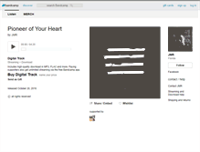 Tablet Screenshot of joshuamichaelrobinson.bandcamp.com