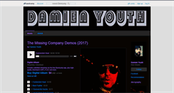 Desktop Screenshot of damienyouth.bandcamp.com