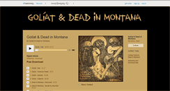 Desktop Screenshot of goliatdeadinmontana.bandcamp.com