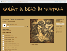 Tablet Screenshot of goliatdeadinmontana.bandcamp.com