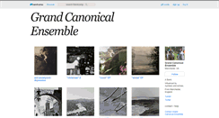 Desktop Screenshot of grandcanonicalensemble.bandcamp.com