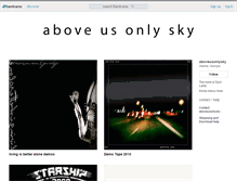 Tablet Screenshot of aboveusonlysky.bandcamp.com