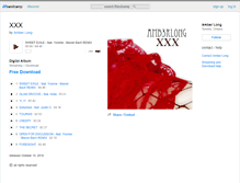 Tablet Screenshot of amberlong.bandcamp.com