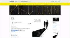 Desktop Screenshot of djemini.bandcamp.com
